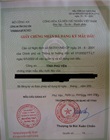 Giấy chứng nhận đăng ký mẫu dấu mới